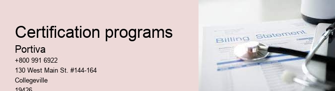 certification programs